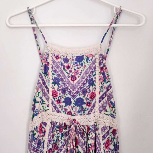 Spell and the Gypsy Collective Babushka Midi Dress Lavender XS b126 - Picture 6 of 16